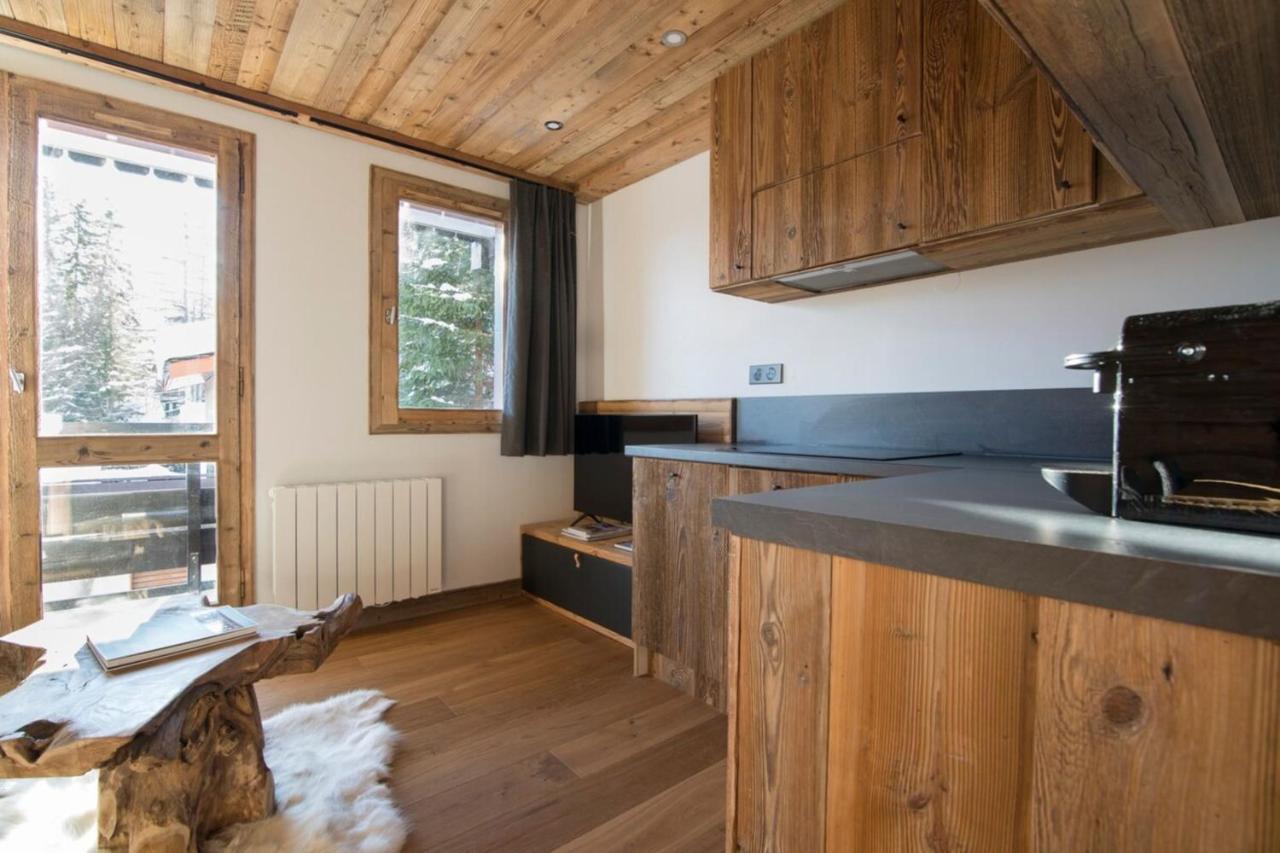 Les Brigues - Appartement Avec Vue Sur La Montagne Et Acces Aux Pistes Куршевель Экстерьер фото