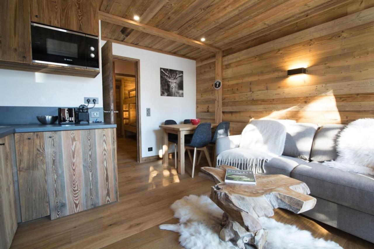 Les Brigues - Appartement Avec Vue Sur La Montagne Et Acces Aux Pistes Куршевель Экстерьер фото